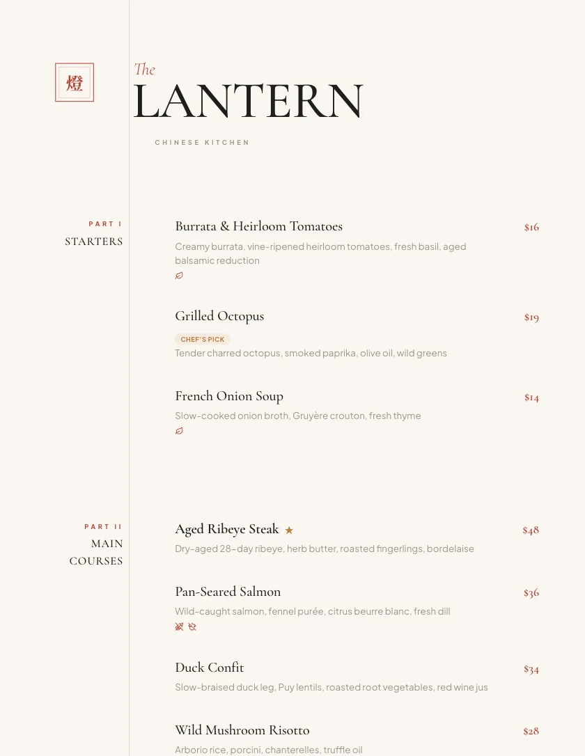 The Lantern template